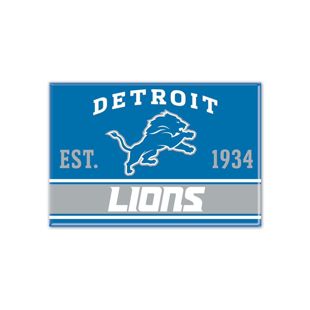 Detroit Lions Metal Magnet