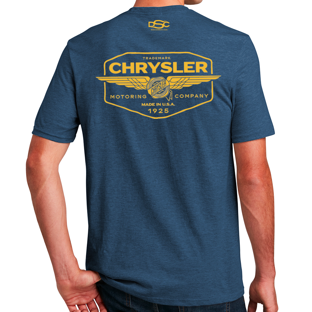 Mens Chrysler 1925 T-shirt (Royal Fleck)