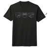 Mens Dodge Viper Tri-Logo T-shirt (Black)