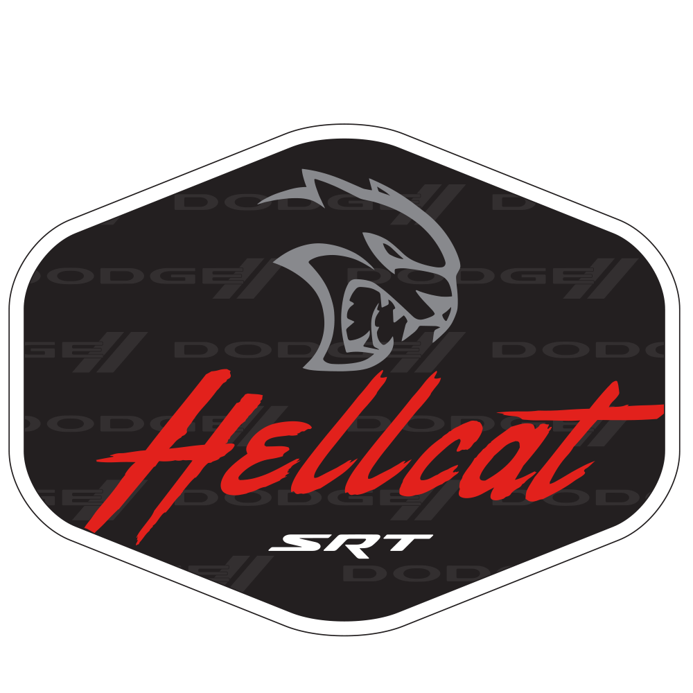 Sticker - Dodge SRT Hellcat Hex