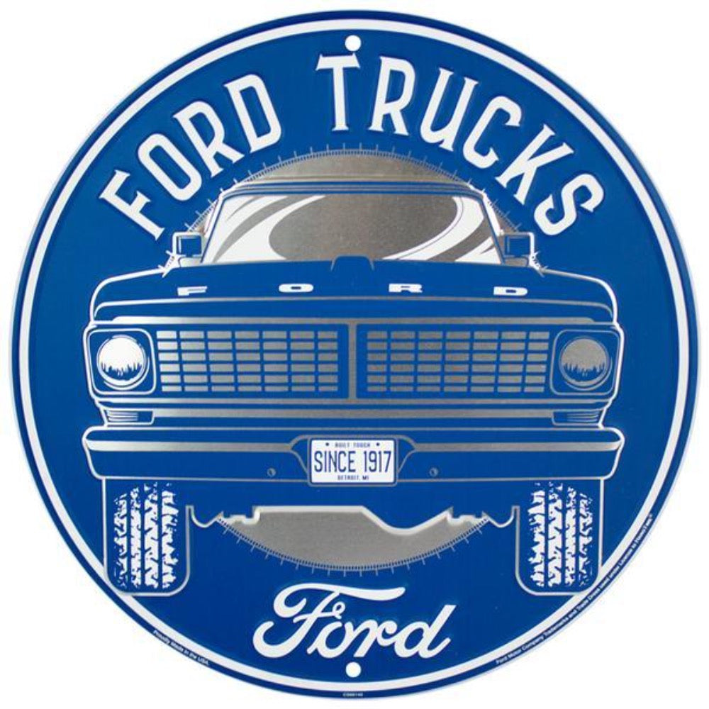 Metal Sign - Ford Trucks Circle