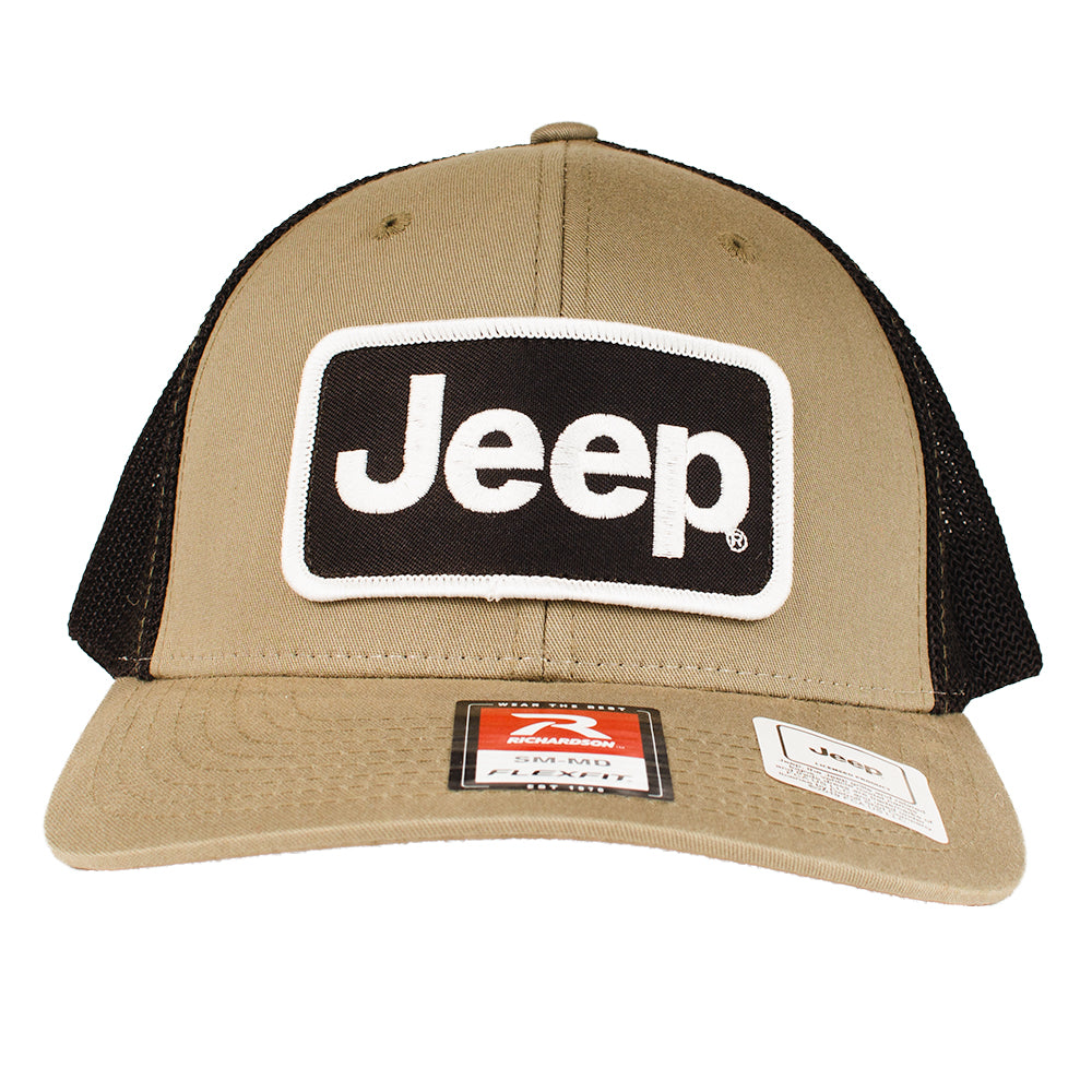 Hat - Jeep Richardson Olive/Black Patch Hat Flexfit