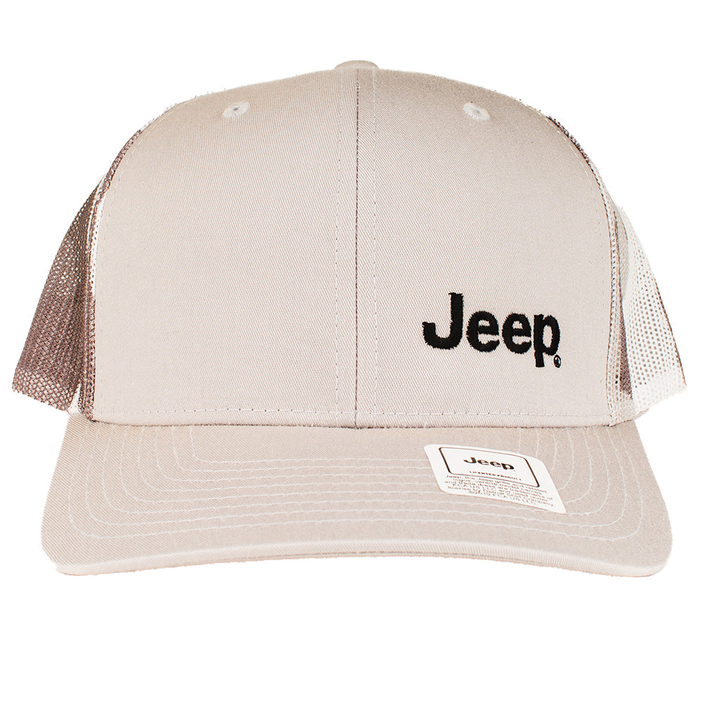 Hat - Jeep Heather Grey and Camo Trucker