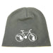 Hat - Michigan Bike Beanie - Grey-Hats-Detroit Shirt Company