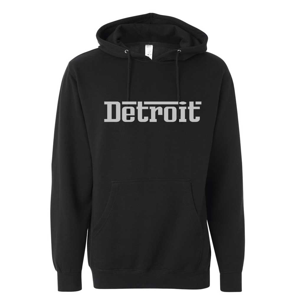 Detroit Grigio Hoodie Sweatshirt