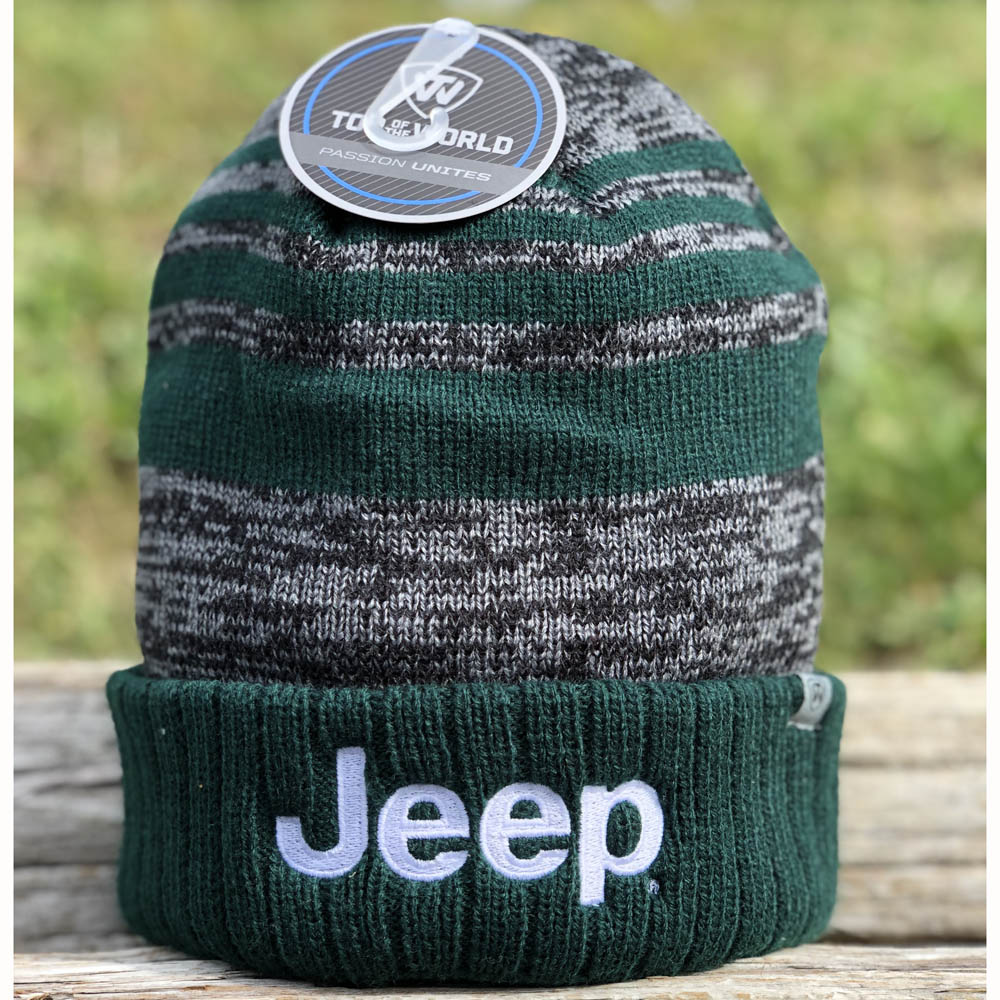 Hat - Jeep Flip Knit Echo - Forest/Black/Grey