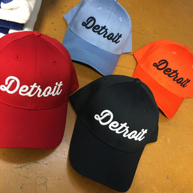 Hat - Youth Detroit Script-Youth-Detroit Shirt Company