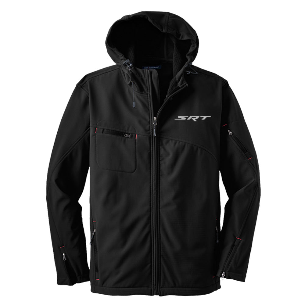 Mens Dodge® SRT Hooded Softshell Jacket - Black