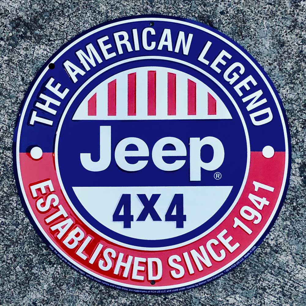 Metal Sign - Jeep The American Legend
