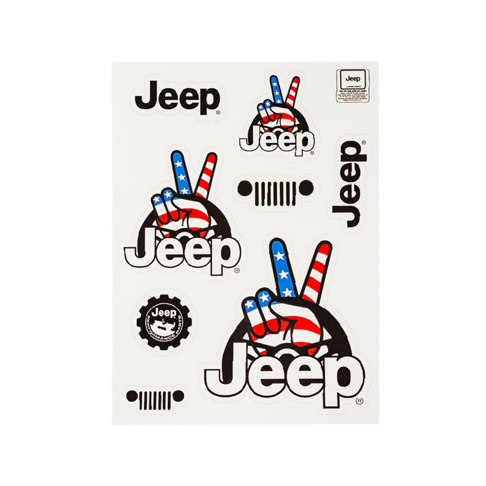 Sticker - Jeep® Wave Sheet