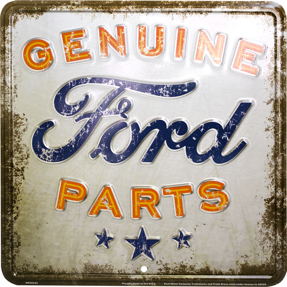Metal Sign - Genuine Ford Parts