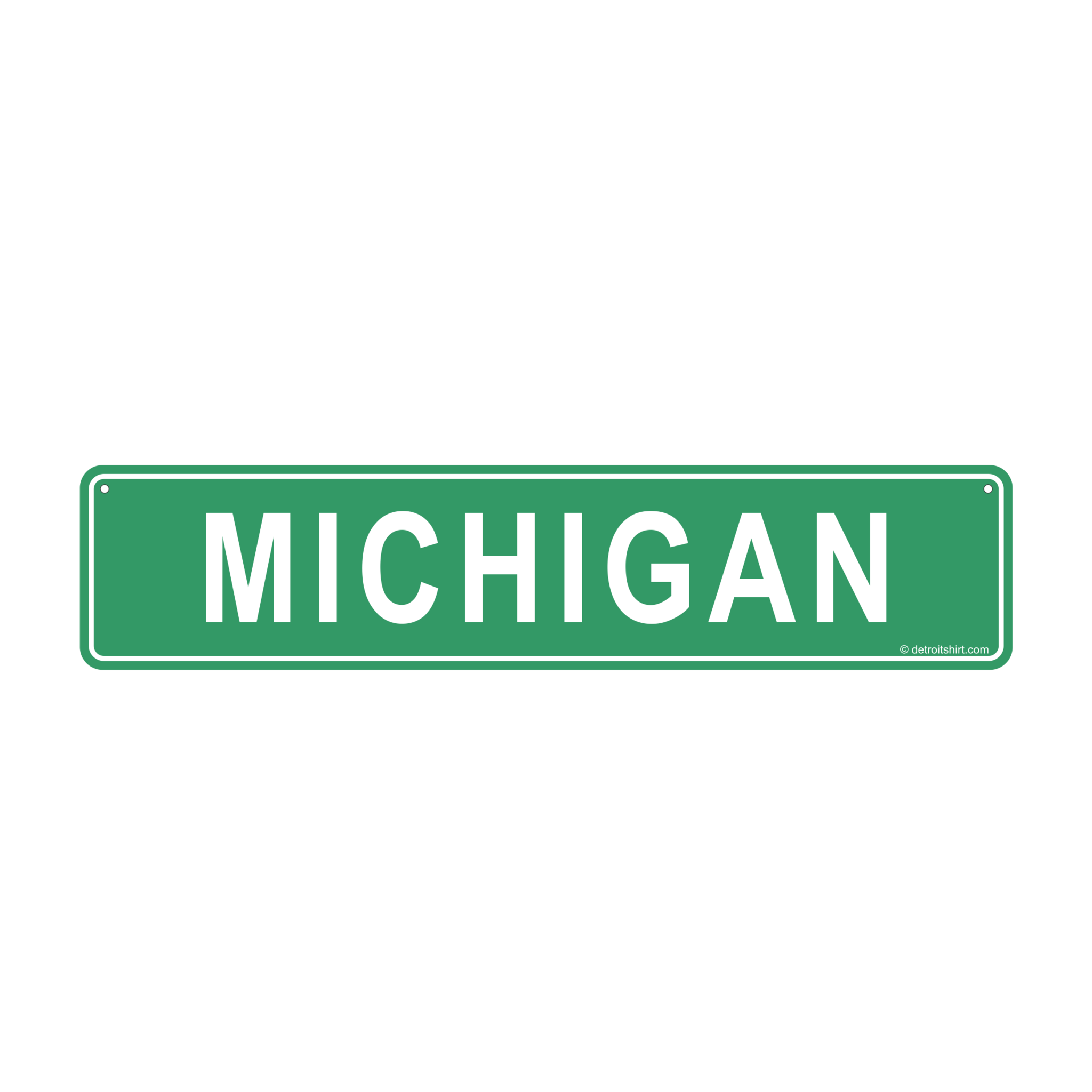 Sign - Michigan-Sign-Detroit Shirt Company
