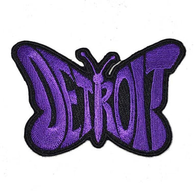 Patch - Detroit Purple Butterfly-Patches-Detroit Shirt Company