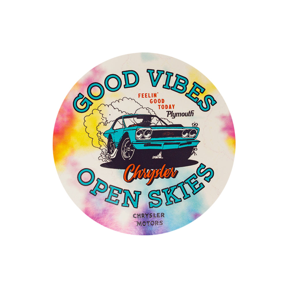 Sticker - Plymouth Good Vibes Open Skies