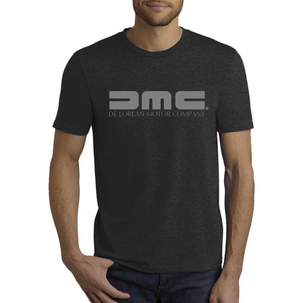 Mens DeLorean DMC Logo - Black