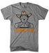 Mens Triblend Farmer Jack T-shirt (Grey) | Detroit Shirt Co.