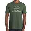 Mens Hudson's T-shirt - Forest Green Heather