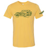 Mens Jeep® Wrangler Atomic Side T-Shirt - Gold Heather