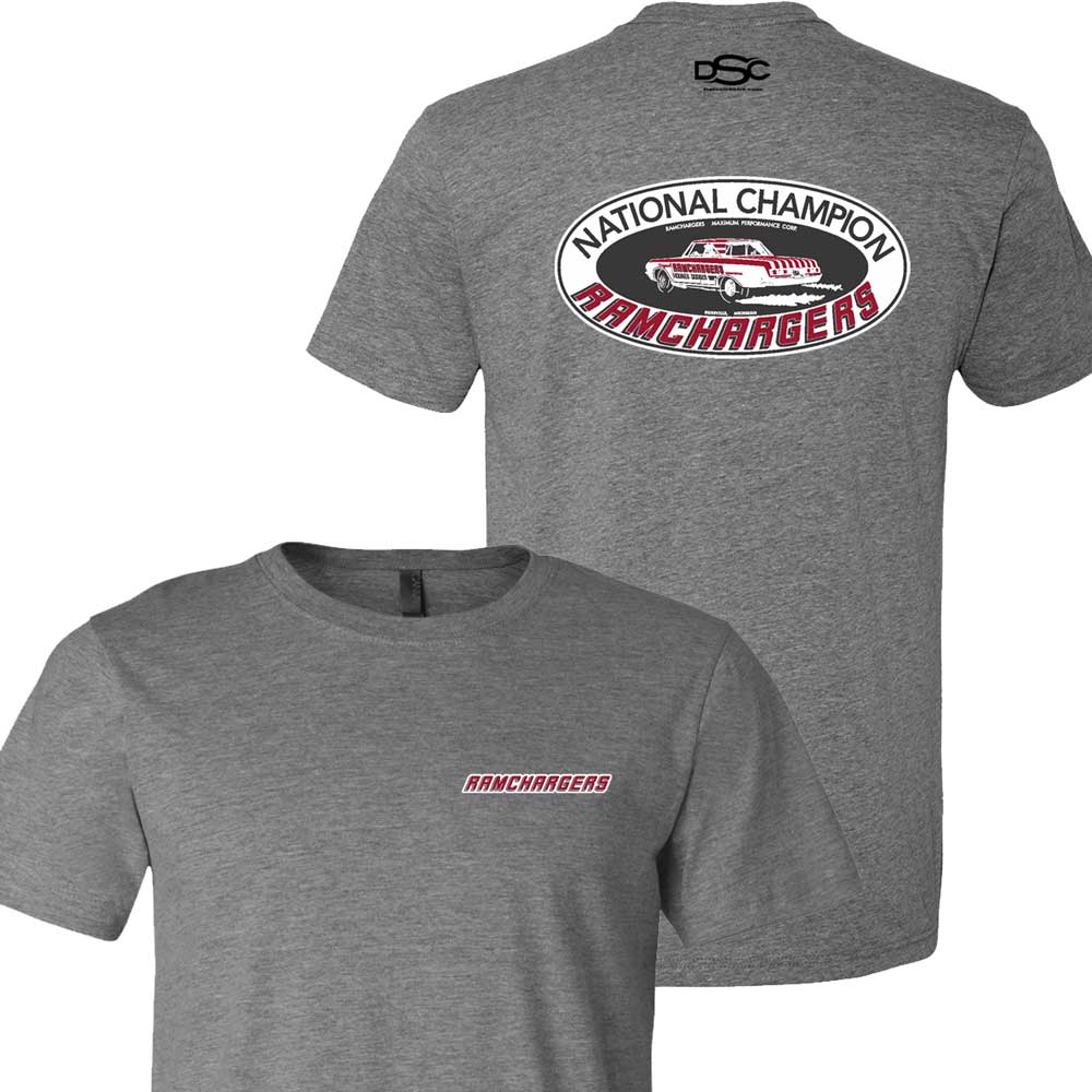 Mens Ramchargers National Champion T-shirt (Heather Grey)
