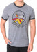 Mens Triblend WABX Ringer T-shirt (Grey) | Detroit Shirt Co.
