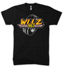 Mens WLLZ Detroit's Wheels T-shirt (Heather Black) | Detroit Shirt Co.