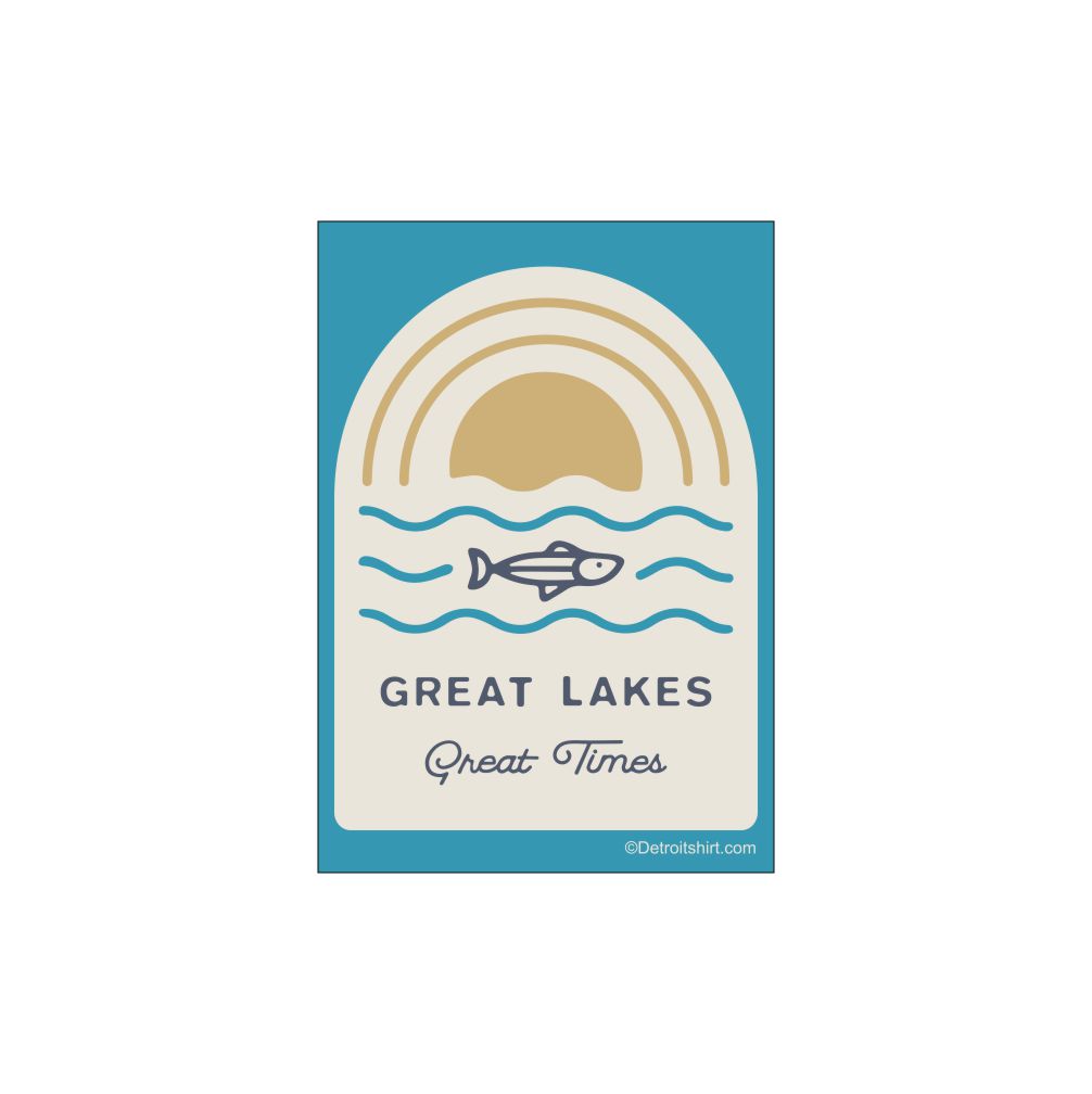 Sticker - Michigan Great Lakes Great Times