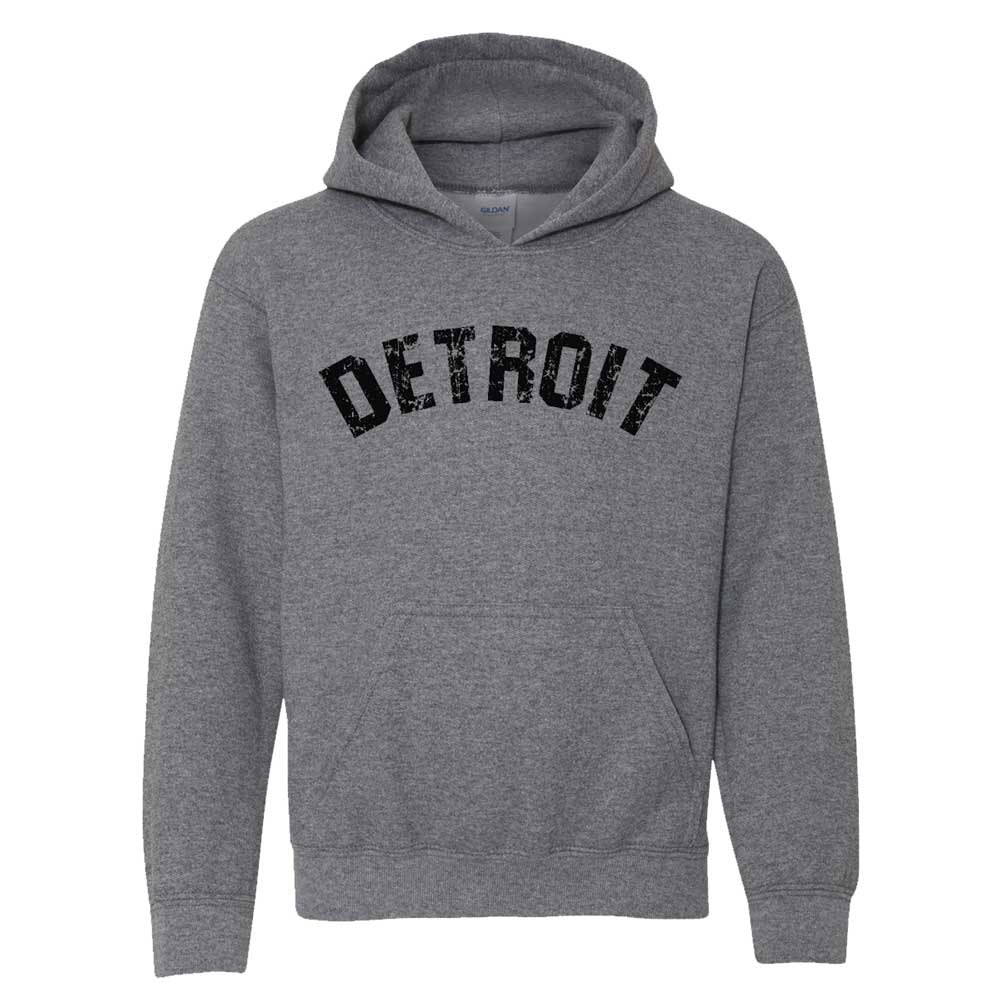 Youth - Detroit Bend Hoodie - Heather Charcoal