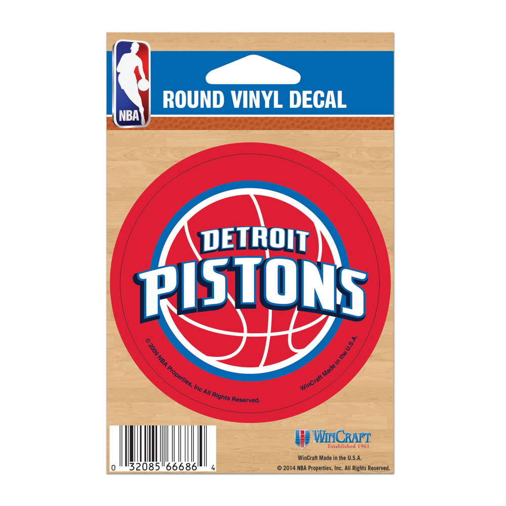 Detroit Pistons - 3" Decal