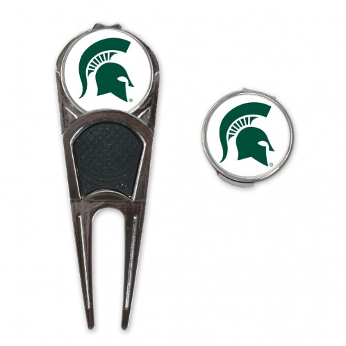 Michigan State Spartans - Golf Mark, Divot Tool and Clip