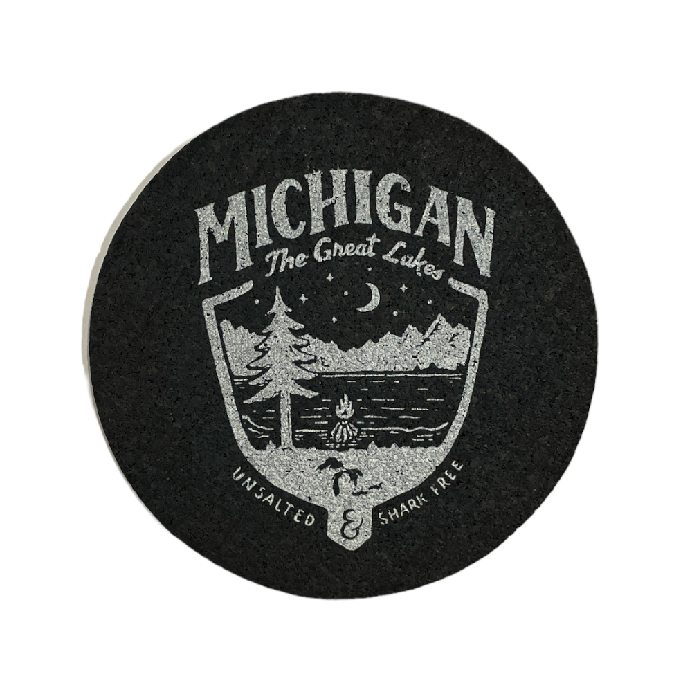 Coaster Set - Michigan Shield