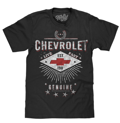 Mens Established 1911 Chevrolet T-Shirt - Chevy Italy Mens Established 1911 Chevrolet T-Shirt - Chevy Italy