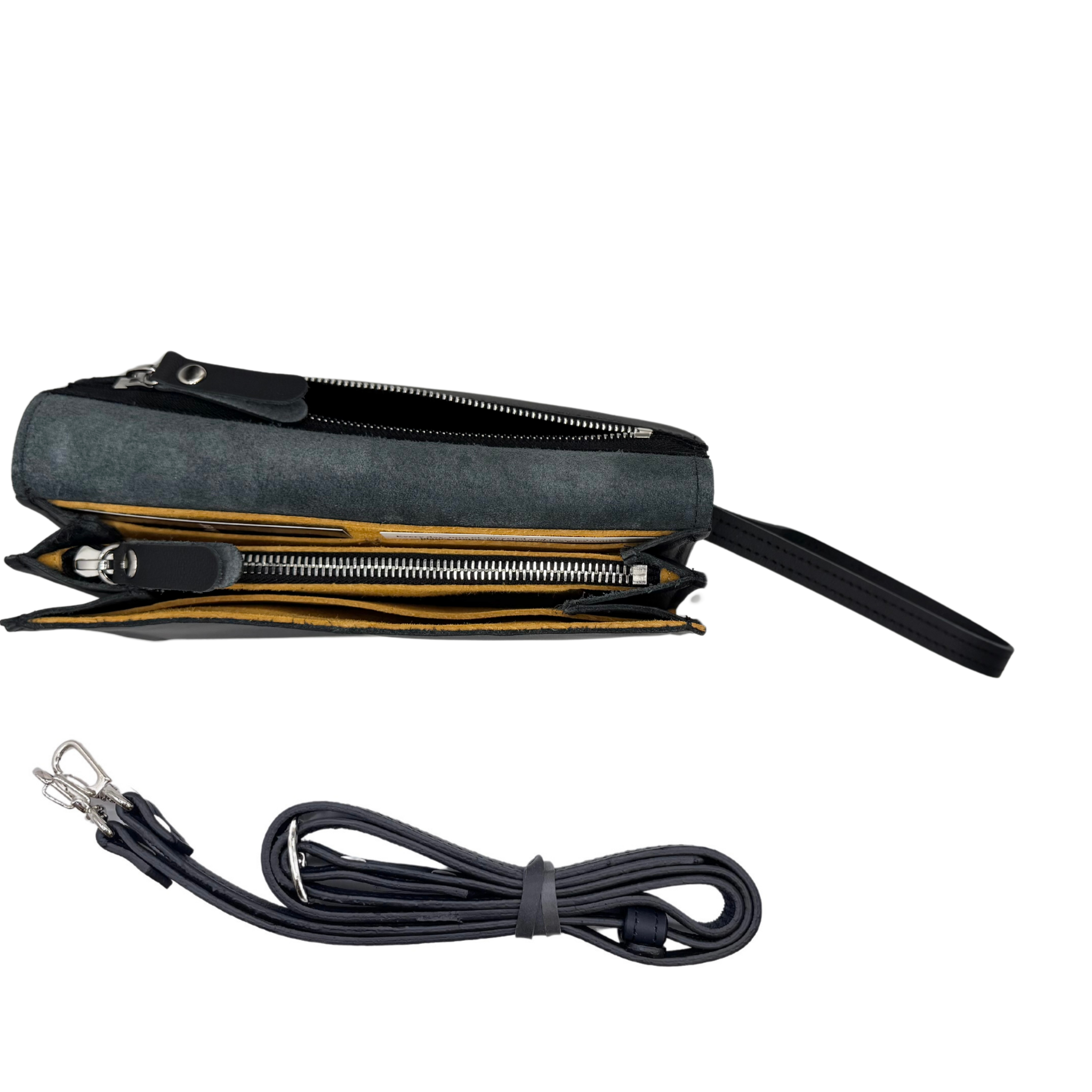 The Adeline Lux: Clutch and Cross-body - Leather