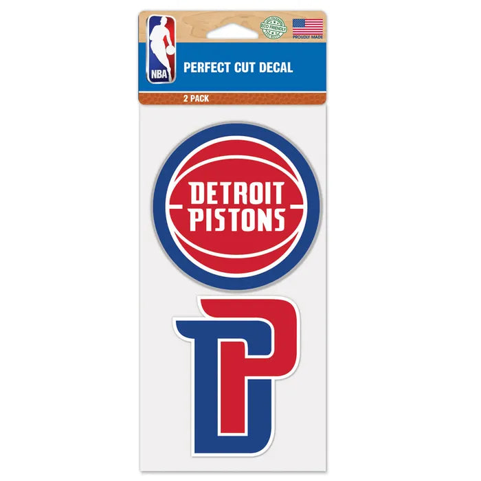 Detroit Pistons Perfect Cut Decal set 3.5"