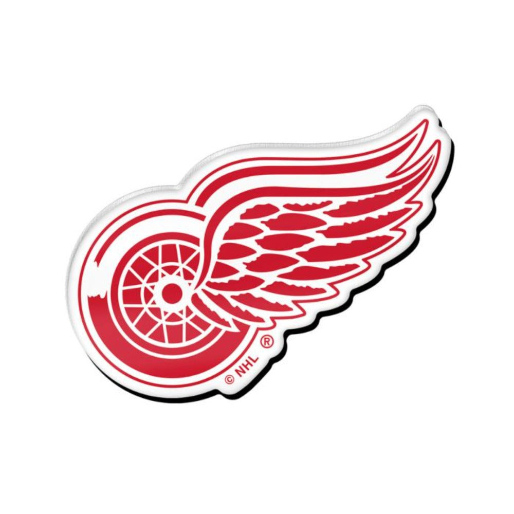 Detroit Red Wings Acrylic Pin Jewelry Card