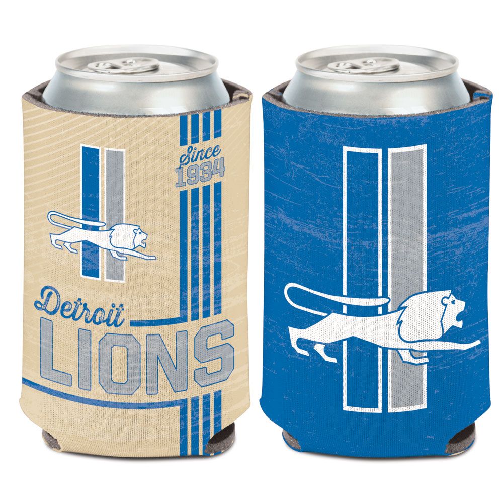 Detroit Lions / Classic Logo Vintage Can Cooler