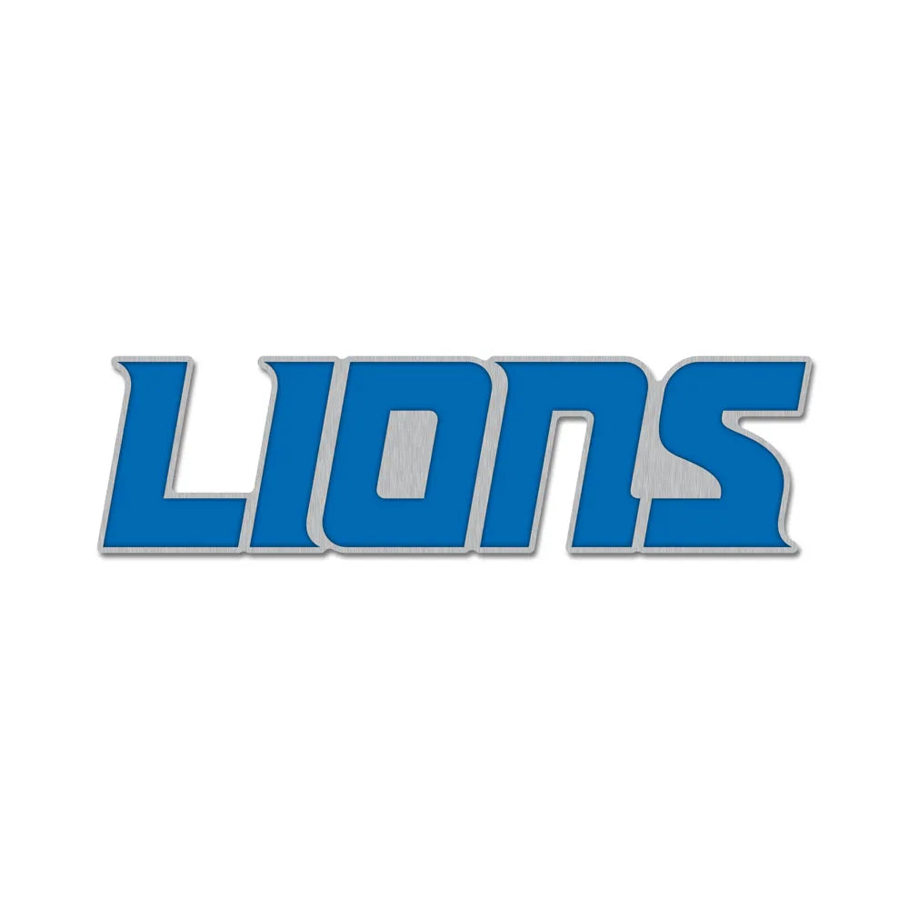 Detroit Lions - Wordmark Logo Collector Pin