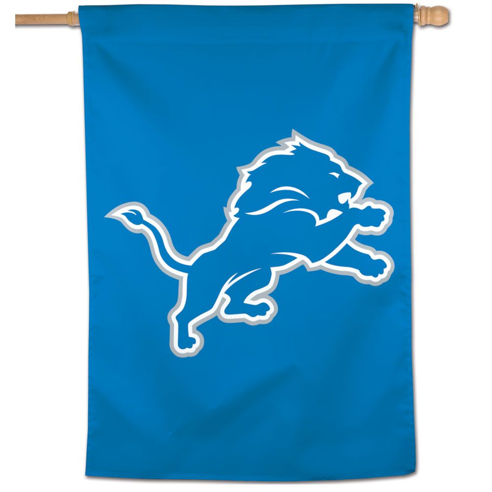 Detroit Lions Logo Vertical Flag 28" x 40"