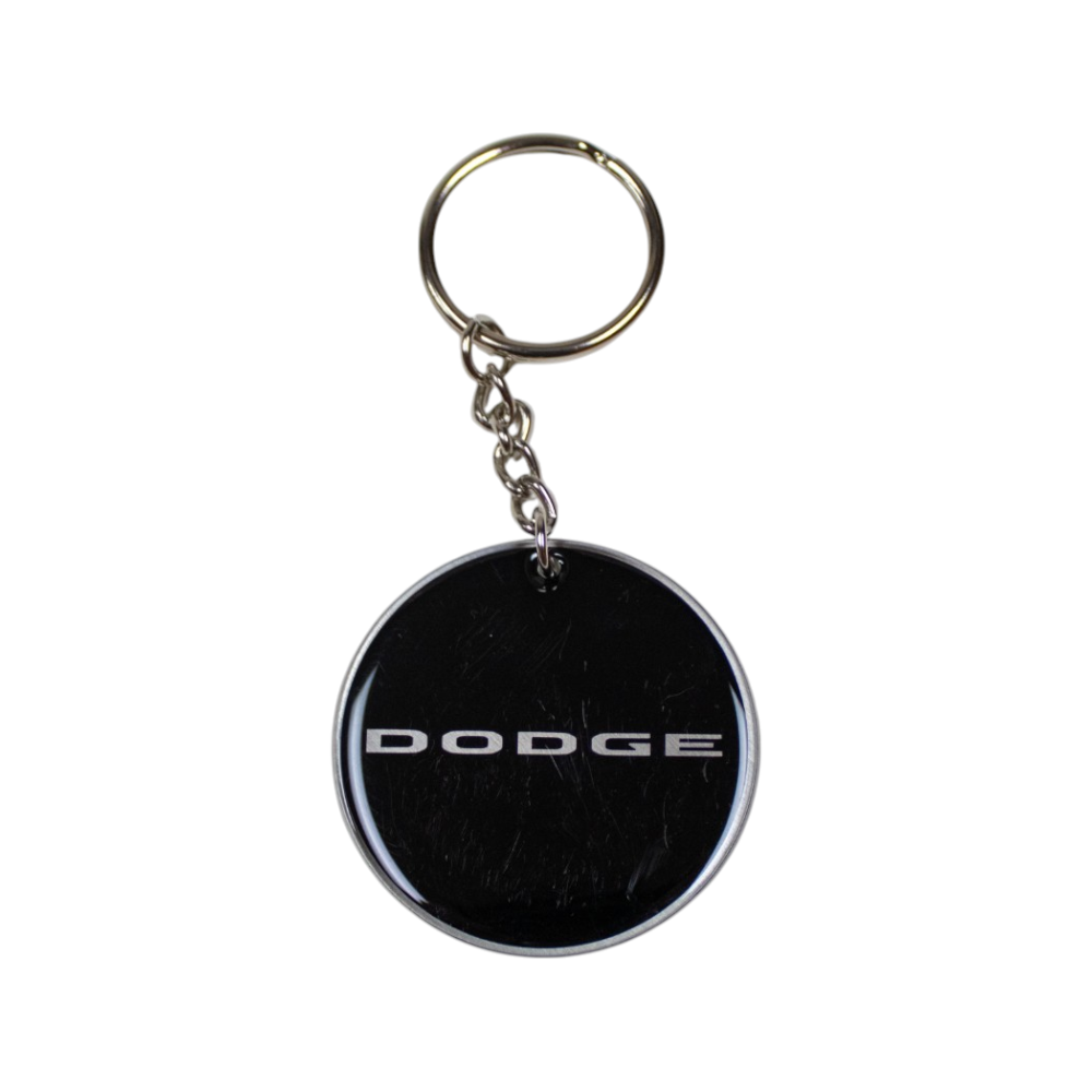 Keychain - A250 Dodge - Round Metal