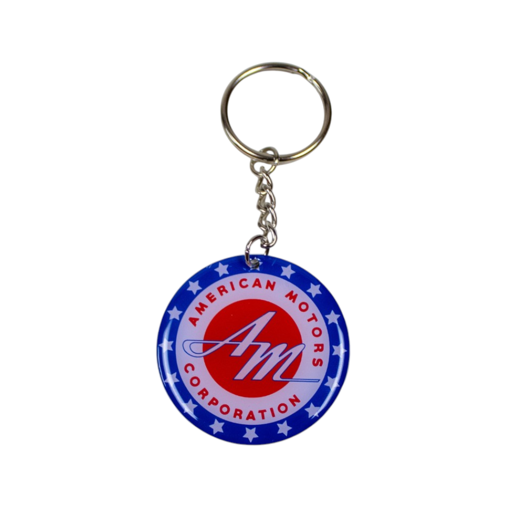 Keychain - American Motors Stars - Round Metal