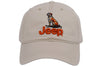 Hat - Jeep Dogs Premium Chino Twill - Khaki - Detroit Shirt CompanyFCA - JeepHats (Apparel)