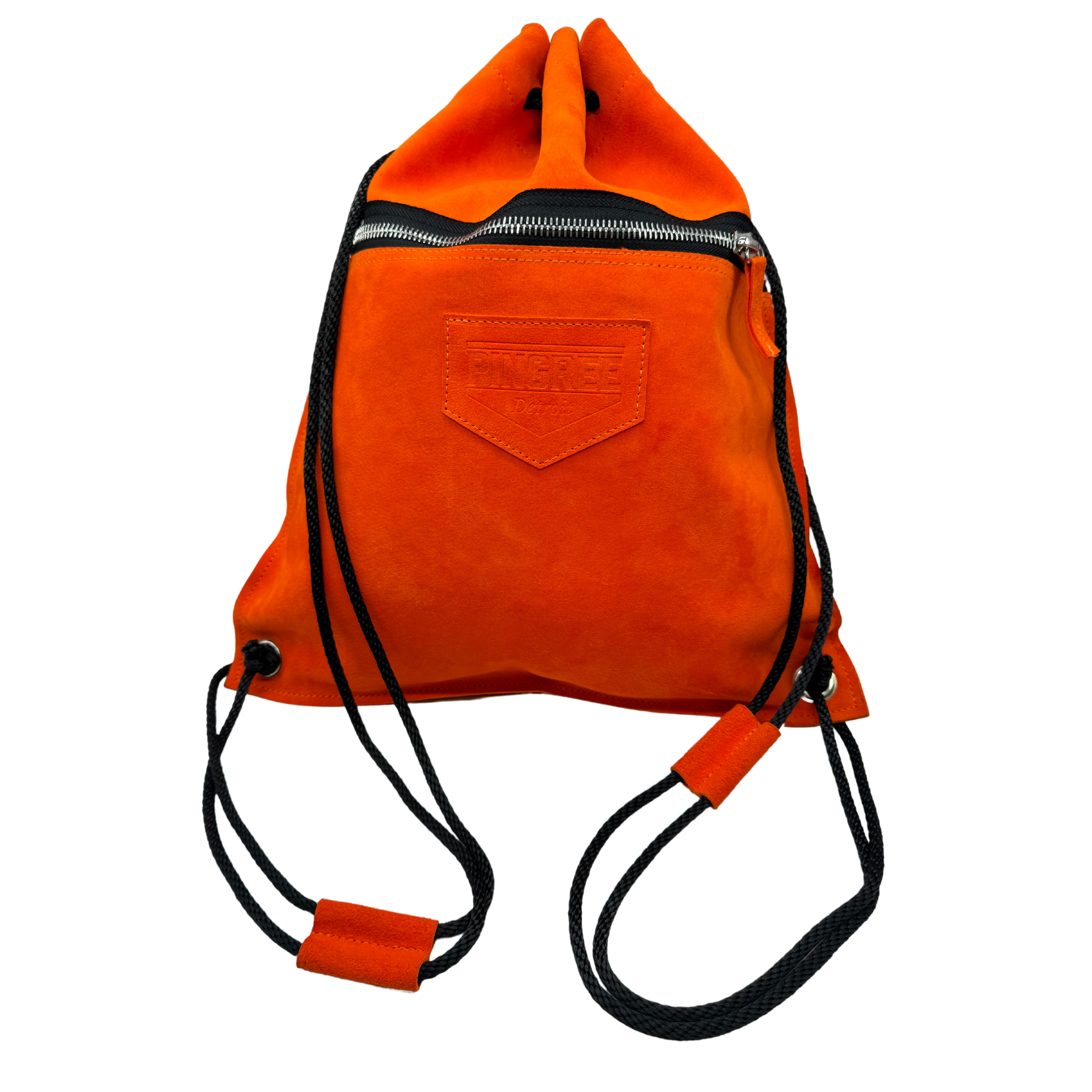 Detroit Drawstring Backpack in Leather