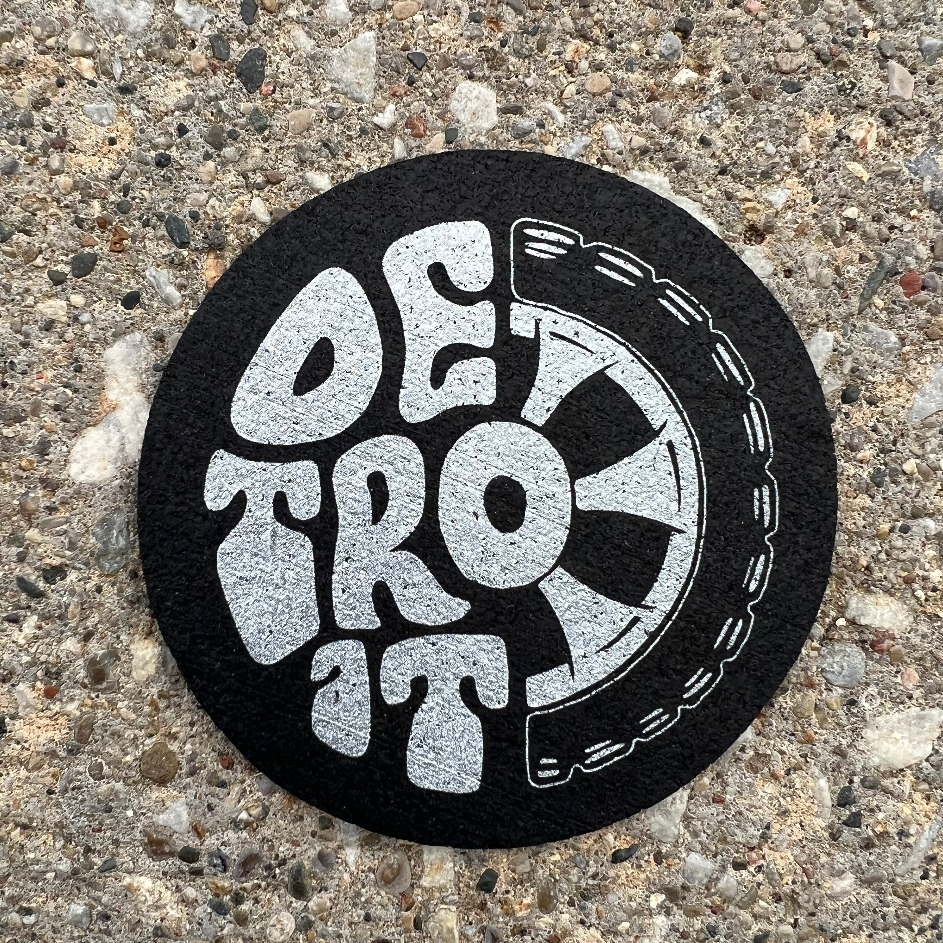 Coaster Set - Detroit Wheel