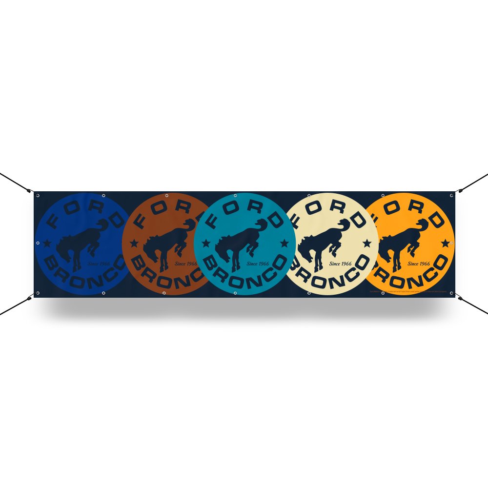 Mens Ford Bronco Circle - Flint Blue Heather