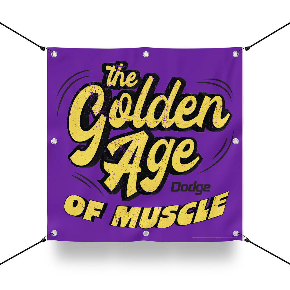 Banner - Dodge - The Golden Age of Muscle