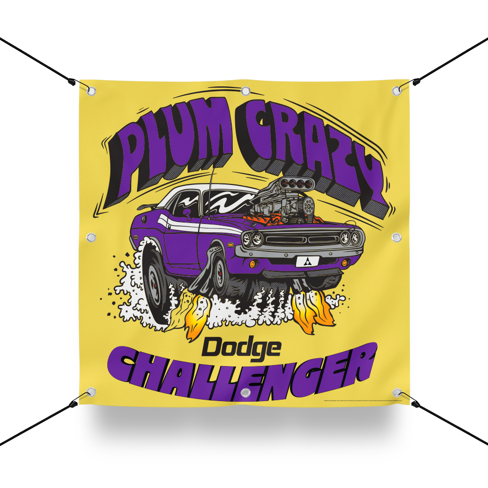 Banner - Dodge Challenger - Plum Crazy
