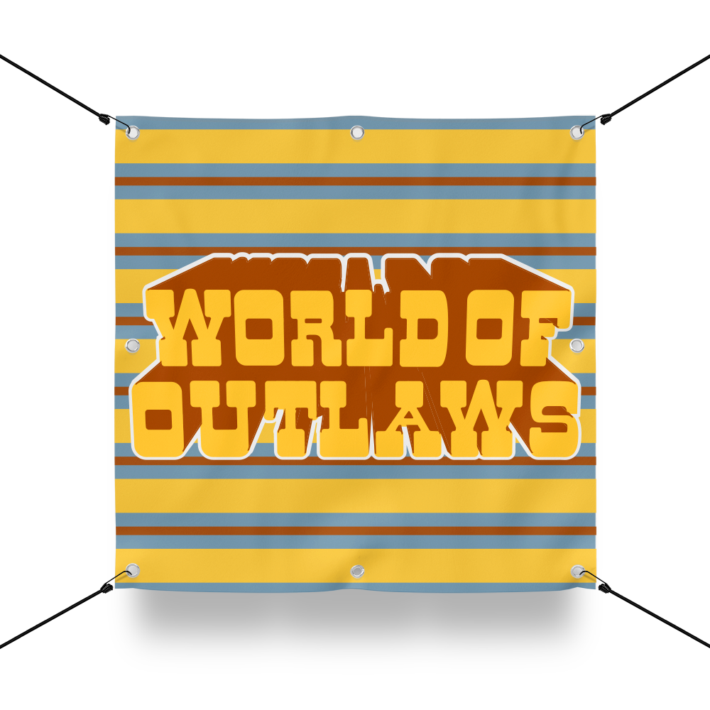 Banner - World of Outlaws- Vintage