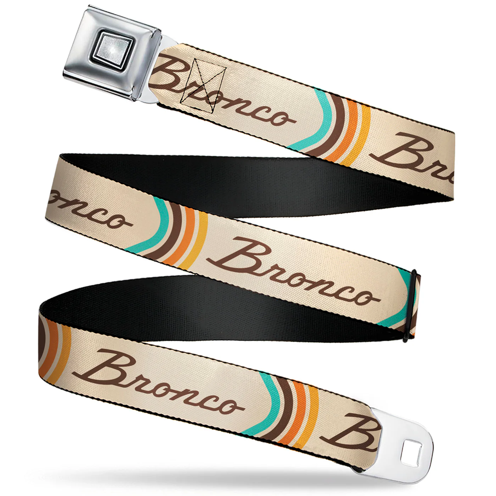 Ford Bronco Script Starburst - Seatbelt Belt