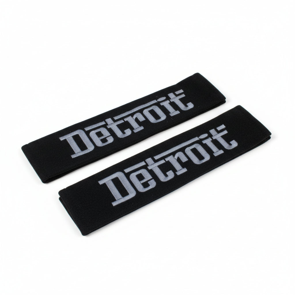 Seat Belt Covers - Detroit Grigio