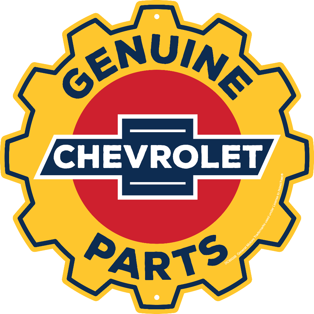 gm gear Metal Sign