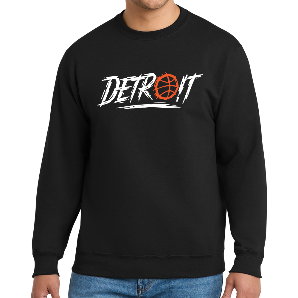 Detroit Basketball Score Bad Boys Crew Sweatshirt
